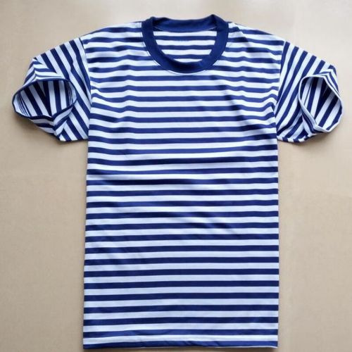 capital kiss海魂衫横条纹蓝白短袖t恤海军衫体能服套装海洋战术速干