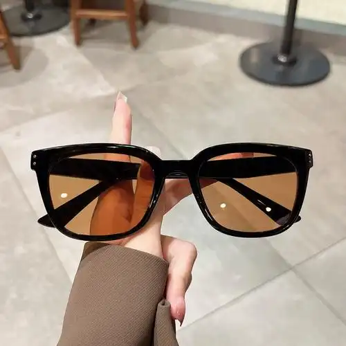 gm墨镜女时尚高级感太阳镜街拍茶色遮阳眼镜潮男开车防紫外线新款