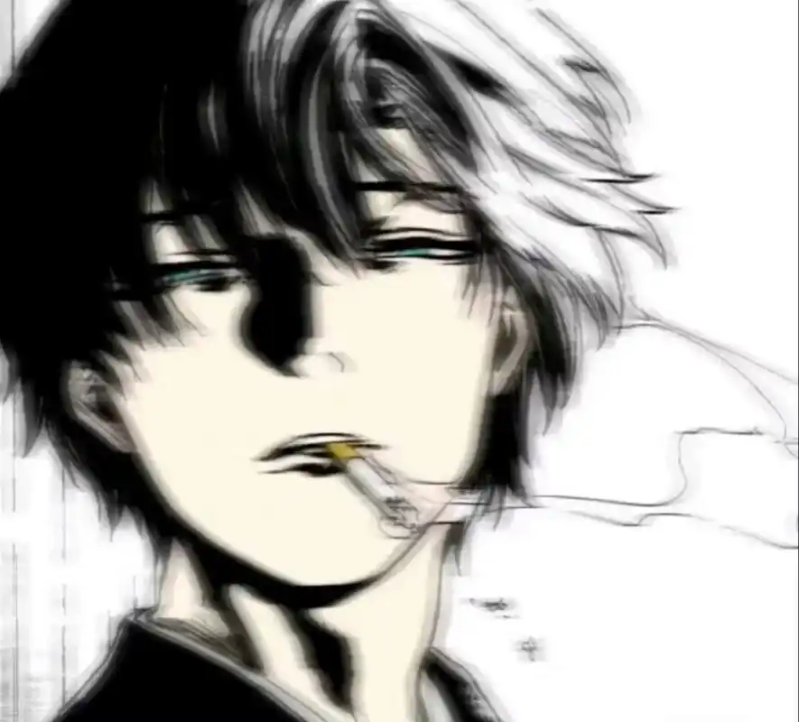 家人们 抽烟风格头像