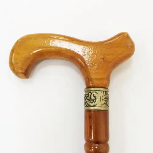 鸟头锌合金圈/实木木质拐杖户外手杖登山杖尖头拐棍/老人户外_黄飞杨