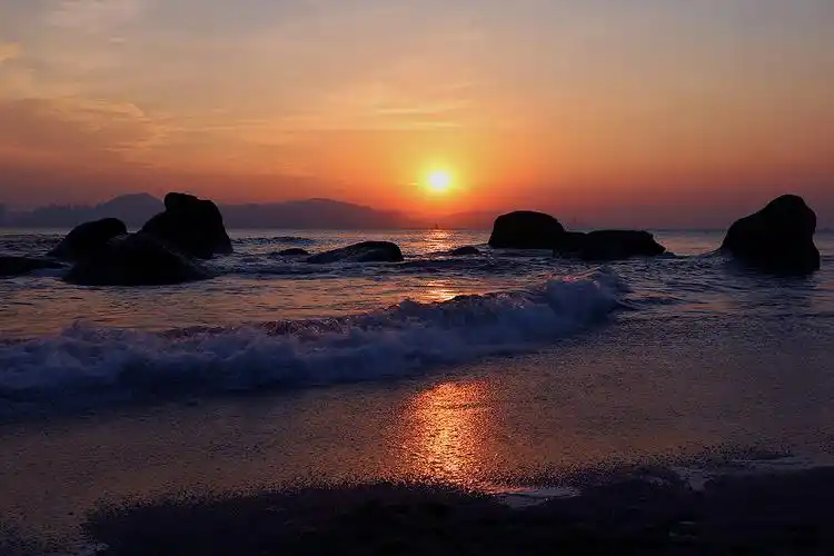 厦门的日落黄昏