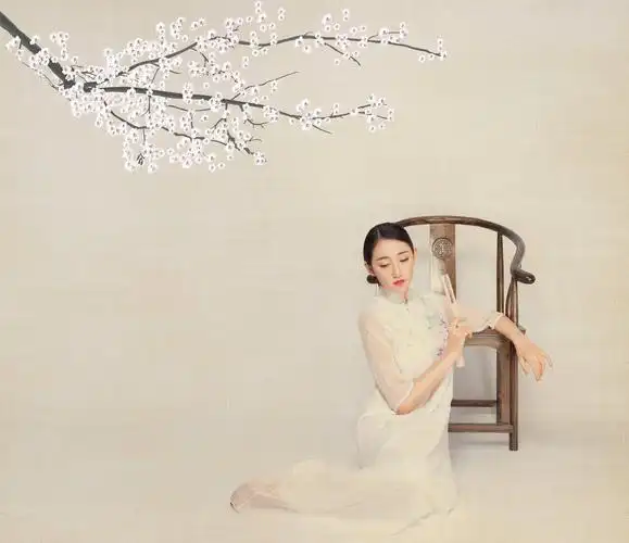 轻复古工笔画写真