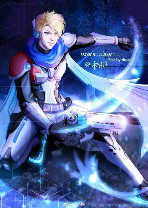 王者荣耀马可波罗逐梦之星简笔画