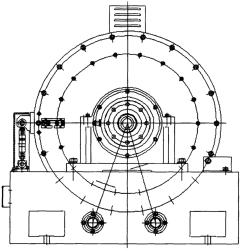 一种强制风冷线圈的电涡流测功机的制作方法与工艺