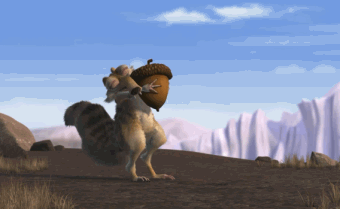 《冰川时代》松鼠橡果虐恋:世间所有情感在它俩面前都是 .