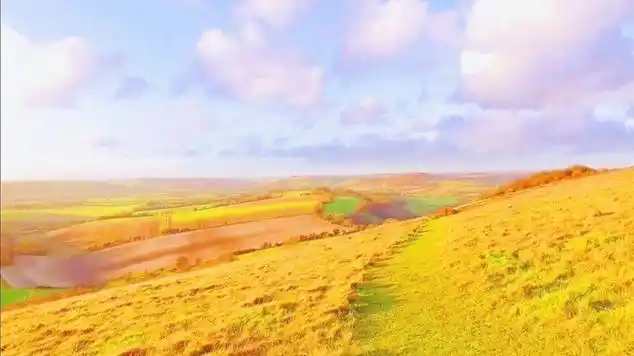 轻缓柔和轻音乐美丽的山水风景伴随轻快的音乐映入眼帘