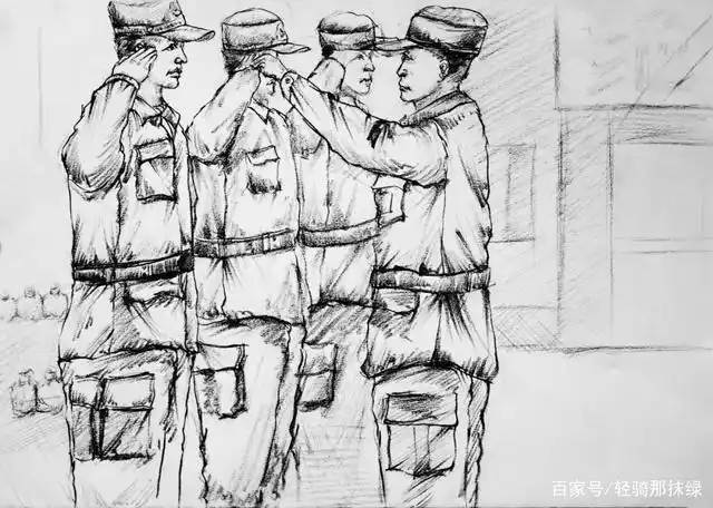 他画下的新兵连,是否有你的美好回忆?