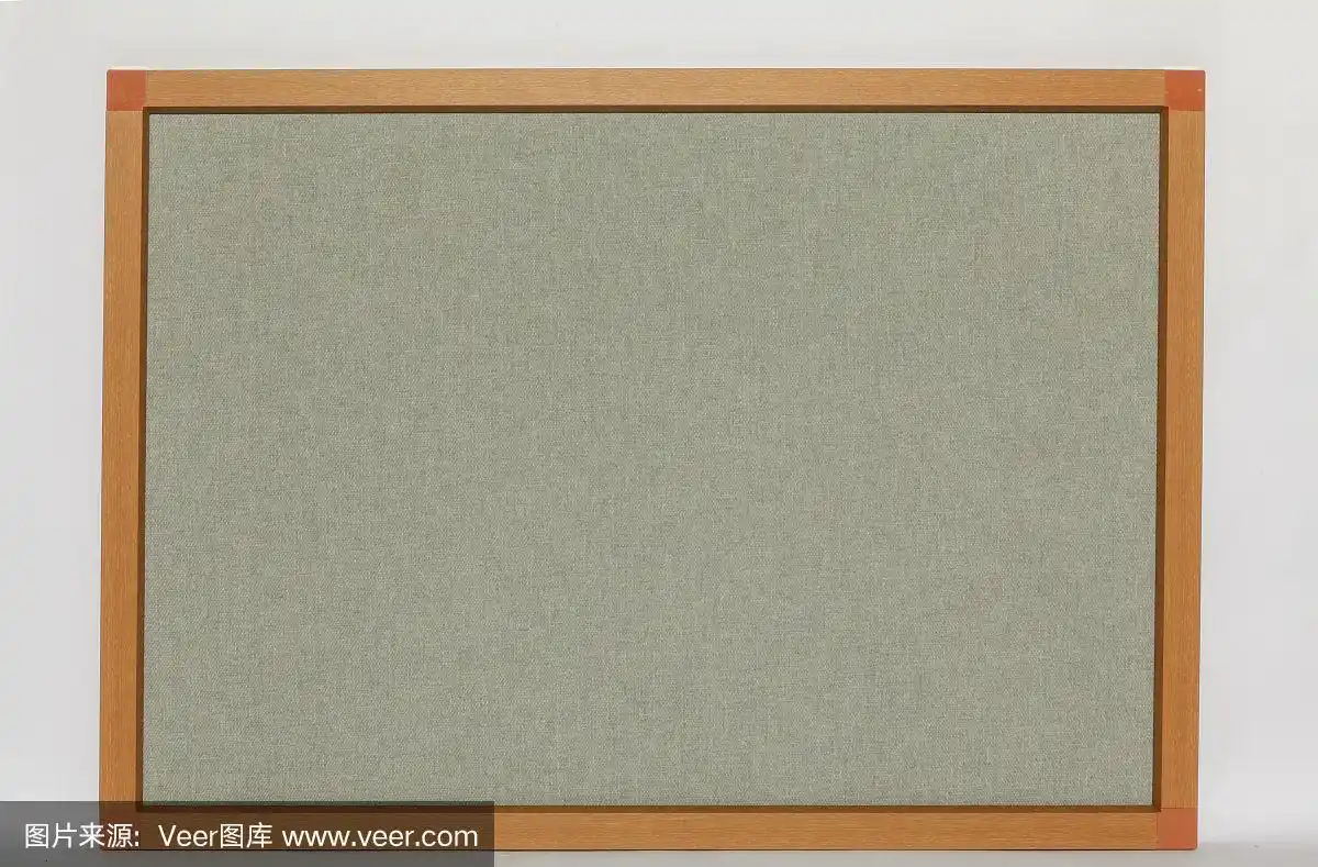 彩色白板与框架上的白色背景