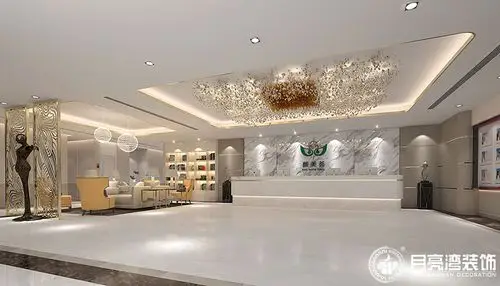 广州颜美荟医疗美容院装修-前台效果图