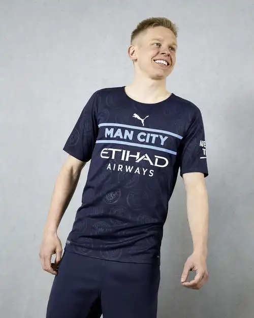 曼彻斯特城202122赛季第二客场球衣