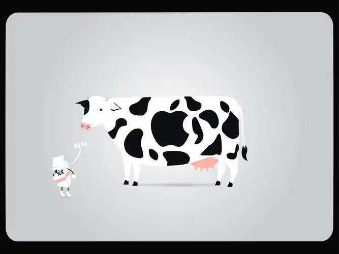 苹果奶牛|插画|新锐潮流插画|张羌羌 - 原创作品 - 站酷 (zcool)