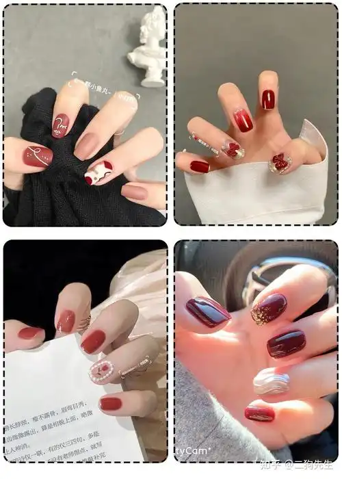 2021精致女生要红红火火,超显白的80款美甲,太美啦!