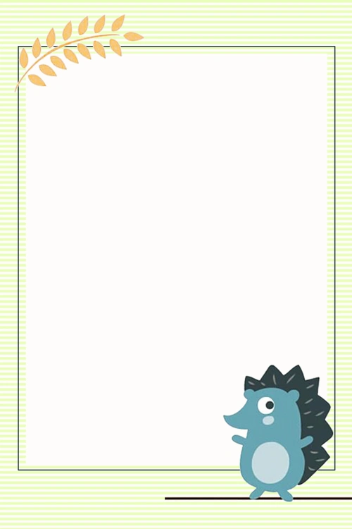 可爱卡通动物海报背景