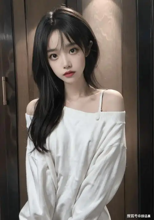 高清美女壁纸,身穿白色吊带的网红小姐姐_活力_微微_气质