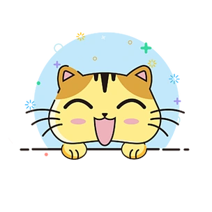 meb风格卡通手绘可爱猫咪矢量图小图标