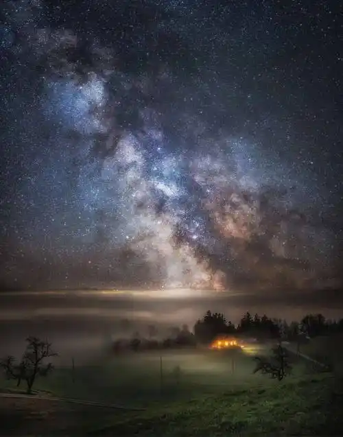 20张星空照:夜空谁都会拍,但这景不是到处都有