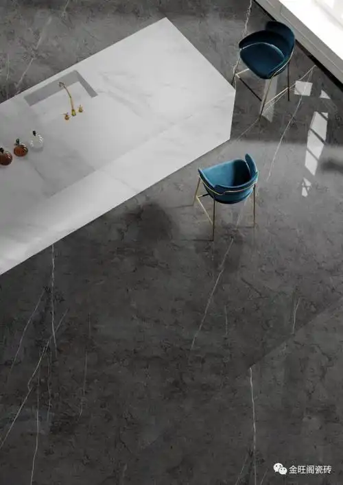 金旺阁陶瓷图片750x1500max大板黑白灰装修效果图