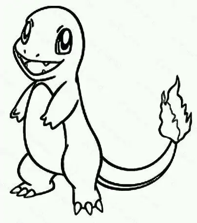 小火龙简笔画图