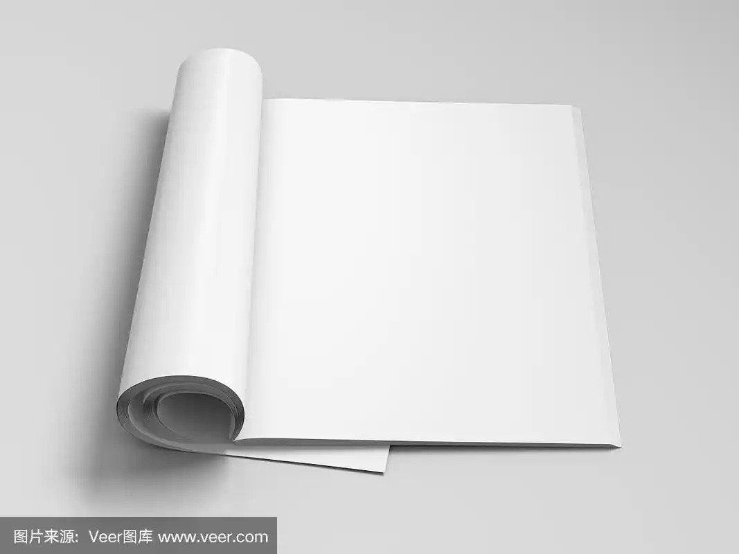 书页,白色,空白的,分离着色,平装书