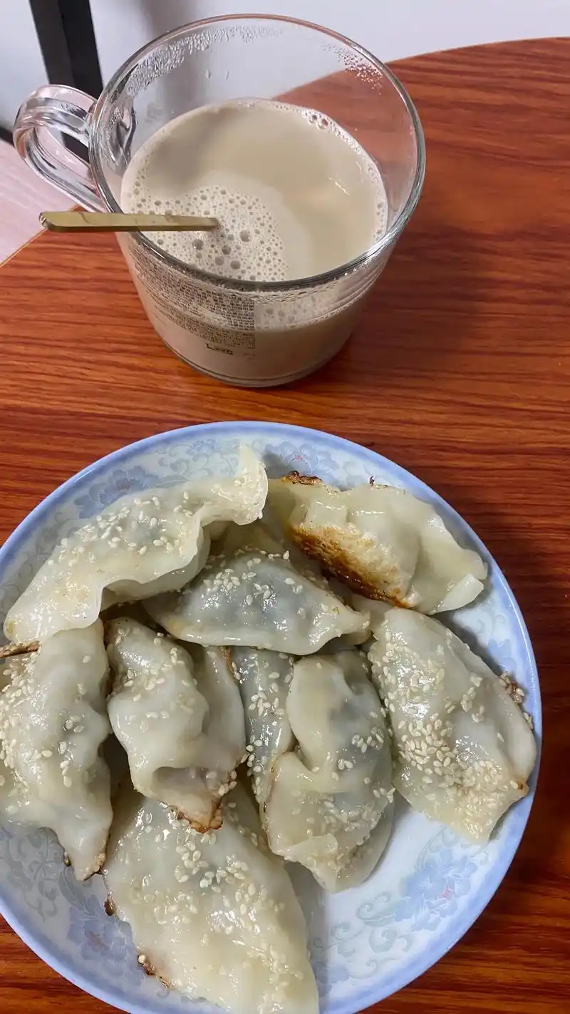 营养早餐每一天 #手工饺子 #记录真实生活 #再忙也要记得 - 抖音