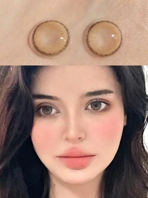 琥珀色的眼睛真的好看超爱