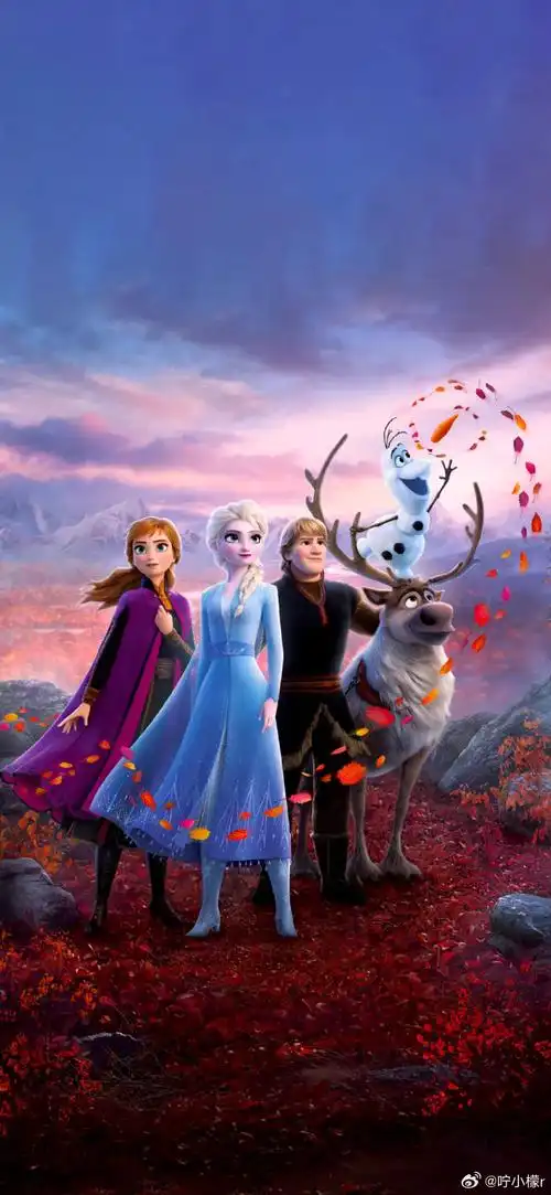 艾莎与安娜冰雪奇缘主题壁纸