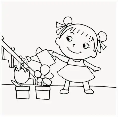 小孩人物简笔画图ll