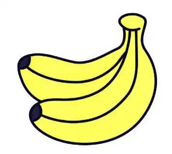 卡通香蕉简笔画的教程 简笔画教程