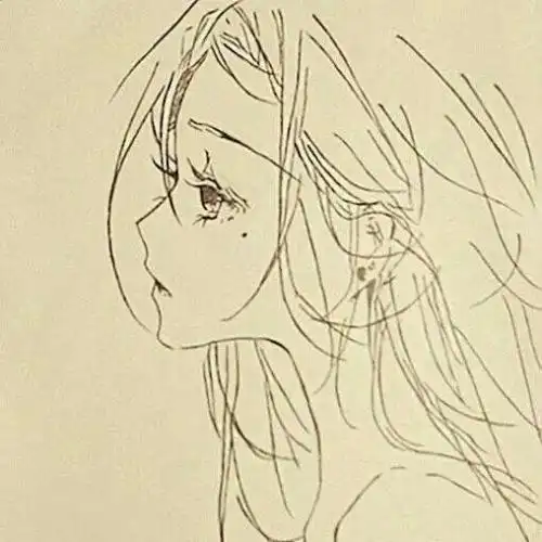 伤感简笔画大图