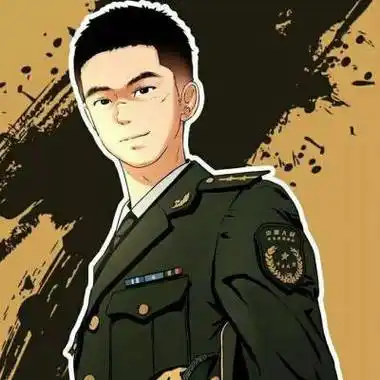 军装军人卡通头像图片大全帅气微信军人霸气十足高清头像
