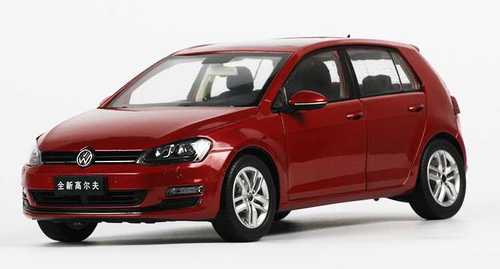 正品1:18一汽 大众国产原厂全新高尔夫7仿真合金汽车模型 送礼