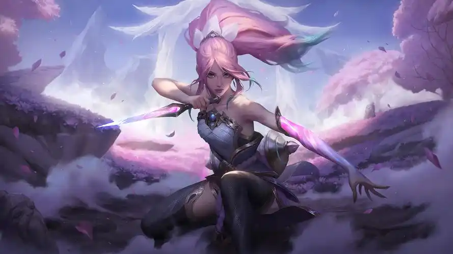 lol英雄联盟 离群之刺 暗影之拳 阿卡丽 akali 灵魂莲华 4k壁纸