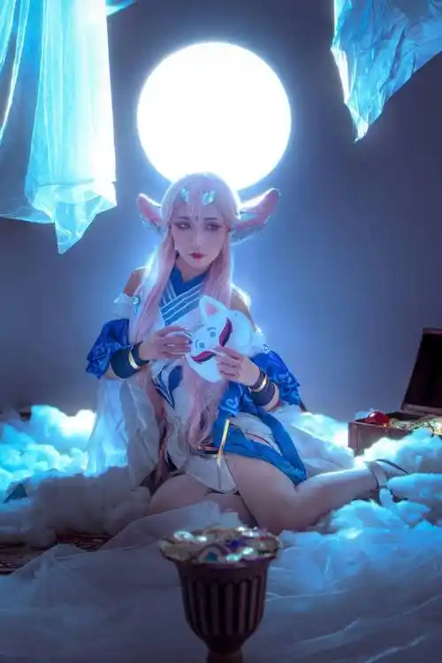 王者荣耀貂蝉猫影幻舞cosplay