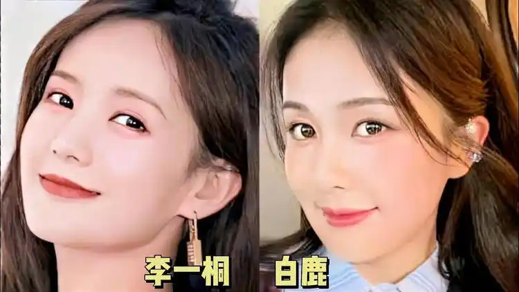 娱乐圈撞脸姐妹,白鹿和李一桐,谁更美?