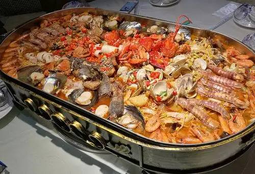 上海海鲜锅拼盘加盟 海鲜拼盘技术培训 海洋风味小吃加盟