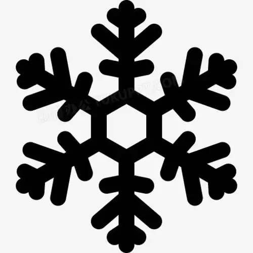 圣诞节冷冻结霜冷冻假日雪雪花冬天无雪花