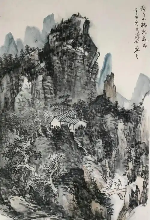 峰无坦途著名画家许澄宇作品欣赏