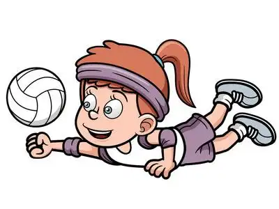 排球运动员图片