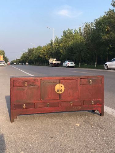 民国老榆木斗柜炕桌炕柜老物件老旧家具可做电视柜储物柜复古怀旧