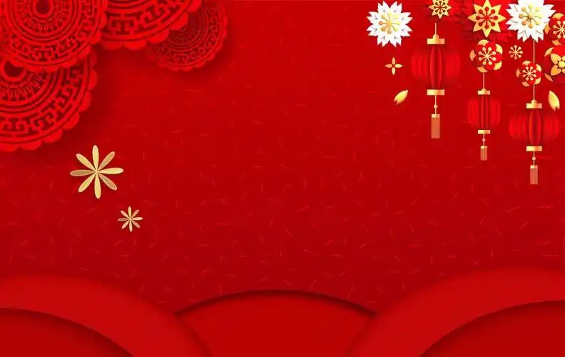 2021牛年新年元旦海报展板背景图片