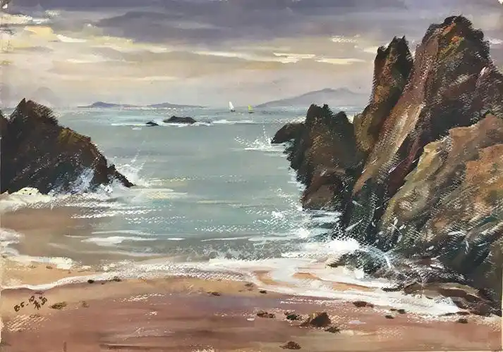 刘南平1985年色彩写生【江南水乡】