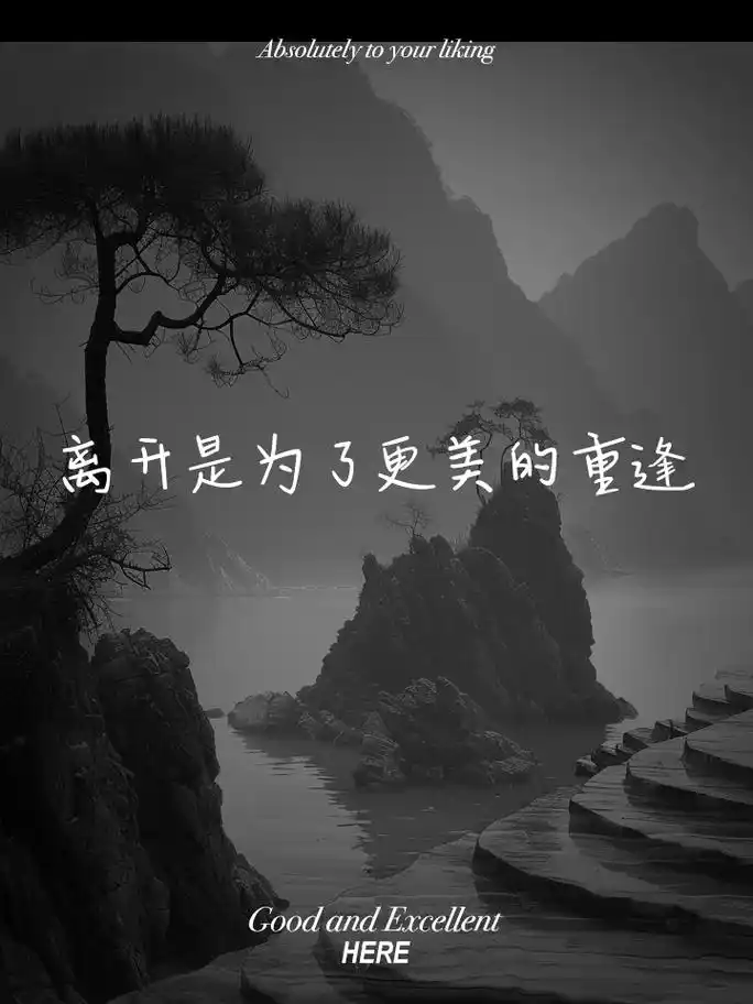 离开是为了更美的重逢 未知的重逢,期待满满,分别时何须伤感 等待后