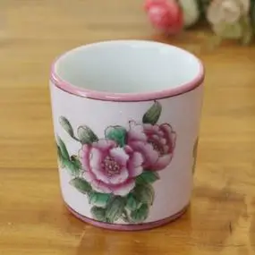 210ml欧式家用创意杯子男女茶杯手工彩绘情侣水杯陶瓷杯子小容量