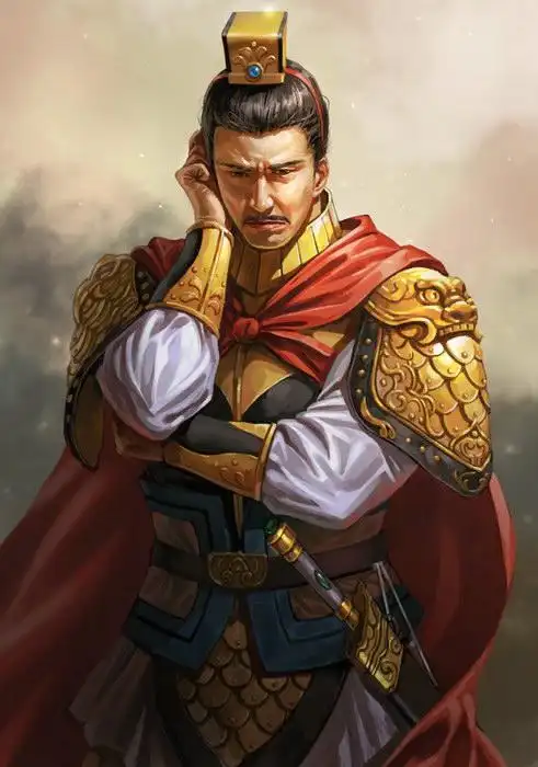 经典系列游戏三国志13男武将头像立绘高清图20