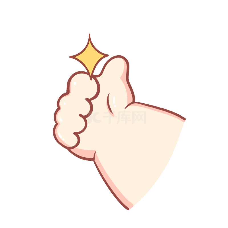 卡通手绘小熊表情