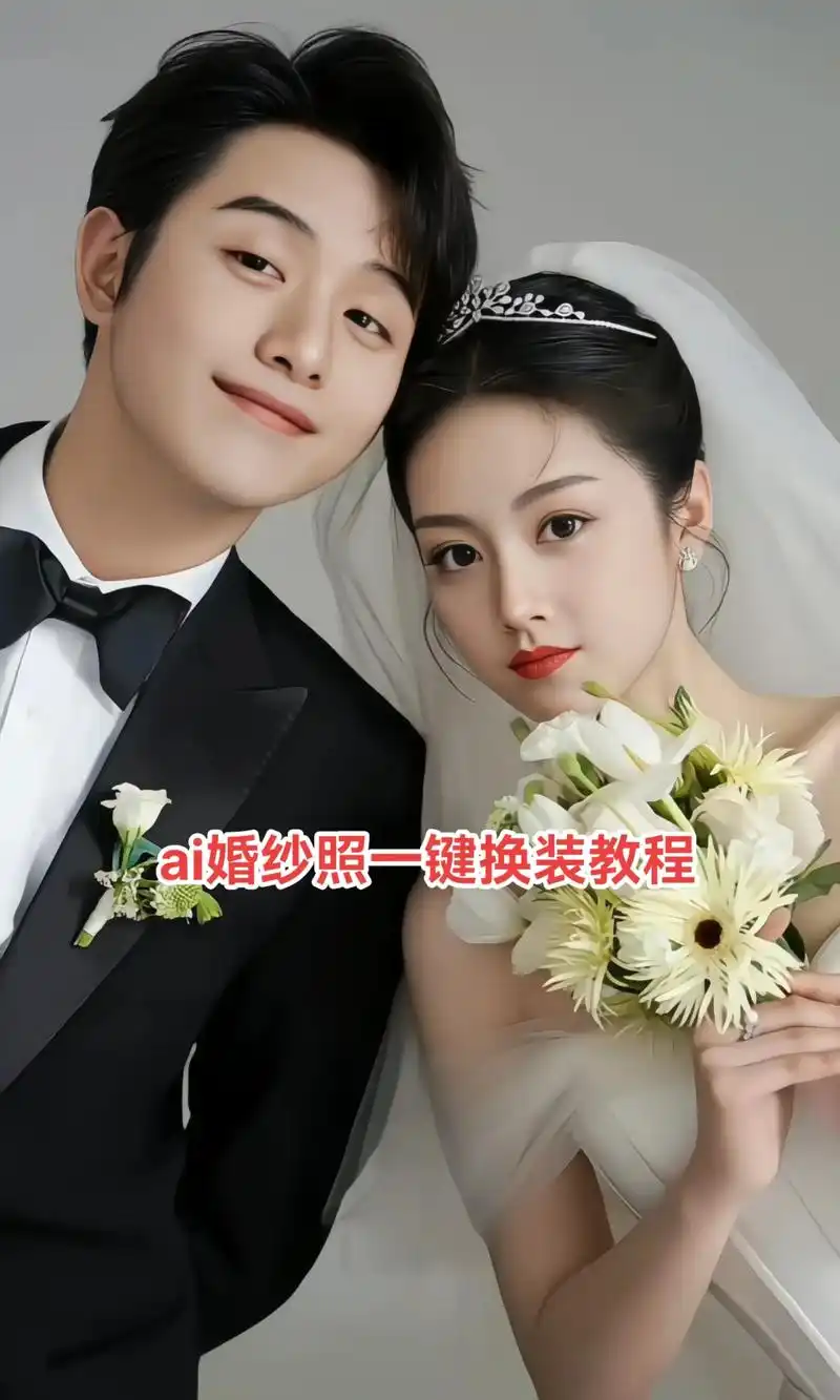 ai双人婚纱照写真一键制作教程.点击左下角小程序
