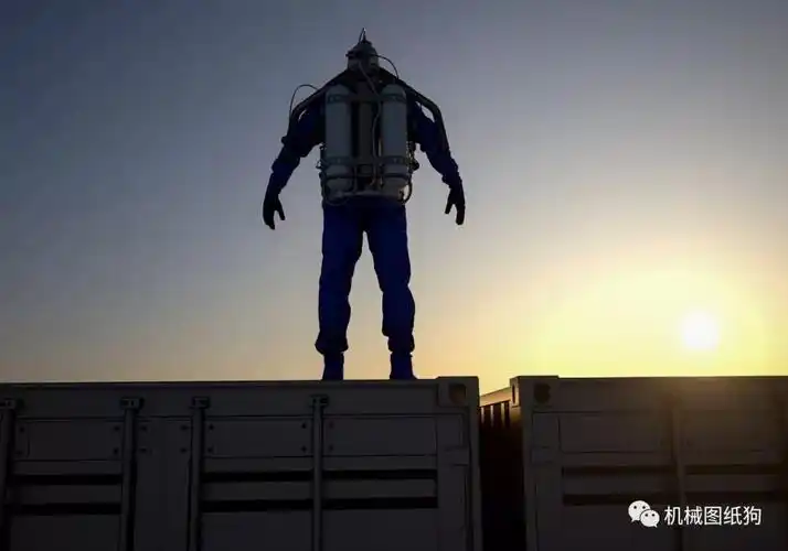 飞行模型007belltextron火箭背包飞行器模型3d图纸igs格式