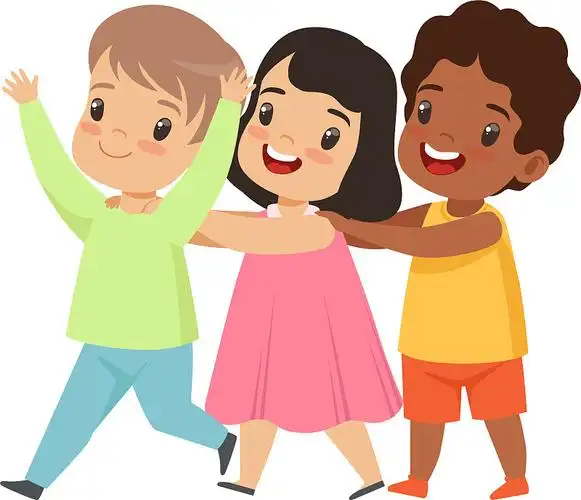 孩子们在操场上