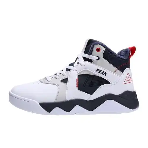 peak 匹克 男子休闲运动鞋 e14371m 大白/暗蓝 44