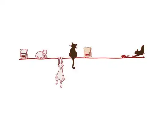 分界线手绘卡通分割线矢量素材